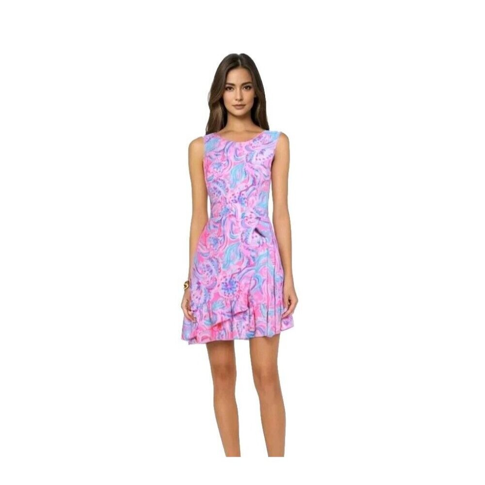 Lilly Pulitzer Pink and Blue Mini Dress